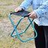 150 Lbs Portable Mini Folding Stool, Small Camping Stool Mortable Stool Can Hold Up