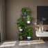 4 LINZINAR Plant Stand Indoor Outdoor Corner Tier Metal Plant Shelf Patio Plant Rack for Garden Corner Balcony Living