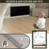 3'5' Clear Plastic Area Mat for Under High Chair, Large No Slip Waterproof Vinyl Floor Mat for Home, Anti-Spill Hard