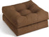 Giantex Set of 2 Tufted Patio Cushions, 4" Outdoor Seat Cushions, Waterproof