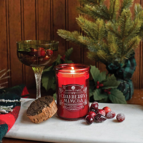 Northern Lights Candles - Spirit Jar Candles, Cranberry Mimosa, 52610