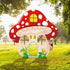 Mushroom Shaped Photo Prop Selfie Frame Party Decor Large Fabric True North