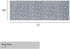 Blue Grey Seta Imagine Printed Chenille Runner Rug, 2' x 6' Non Skid & Machine Washable