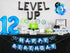 28 PCS Video Game Level UP Birthday Decorations, Gamer Party Supplies for Twelve-Year-Old Birthday Party