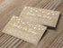 Printed Party Baby Shower Bring a Book Insert Cards, Rustic Kraft, Set of 25