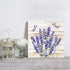 Canvas Wall Art for Living Room, Purple Floral Lavender Dragonfly, Rustic Modern Farmhouse Decor, Framed 16'' x 16''