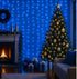 300 9.8ft 9.8ft 8 DomeStar LED Fairy Curtain Lights, x Waterproof String Hanging Lights with Modes Remote, Plugin