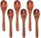 6/9/12in Wooden Spoons, 6pcs Soup Spoons Set for Coffee, Tea, Jam, and Ice Cream