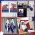 Bencailor 6 Pcs Texas State Kitchen Towel - Patriotic Absorbent Hand Towels for Home Cleaning