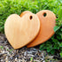 Heart Shaped Cutting Board 11” x 9” – Solid Wood Decorative Cutting Board and Serving Board for Cheese, Bread, Snacks – Special Wedding Gift, Valentines, Mother’s Day and Anniversary Present