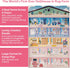 4x6 Rug&Play Ultra Soft Rainbow Dollhouse Play Rug for Girls Room Washable Non-Slip Area Rugs for Kid Bedroom & Kids