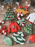LILIAO Christmas Candy Cane with Bow/Ribbon Cookie Cutter, 2.8 x 4.3 inches, Stainless Steel