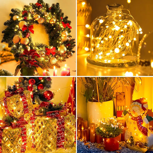6 Pack 7ft 20 3 Fairy Lights Battery Operated - Led Twinkle Lights Modes, Bulk Mini String Lights Waterproof for Mason