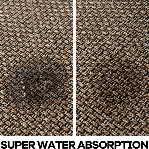 Kitchen Rug, Rubber Non Slip Washable Runner Mat, Absorbent Floor Mats for Sink, Laundry, Entryway