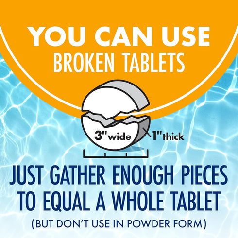 HAMMER Swimming 1 Pack, 16 Count ARM & Clear Balance Pool Alkalinity & pH Maintenance Tablets, White