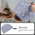 Operitacx Tea Cozy, Anti-Scald Cotton Vintage Floral Insulated Teapot Cover for Home Kitchen Hotel Restaurant