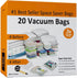 Home Complete Space Saver Vacuum Bags (20 Pack) with Pump