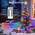 2 Pack 400 132ft 8 JMEXSUSS Multicolor Fairy Lights Battery Operated, Total LED Multicolor String Lights with Remote