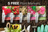 5 Packets Gardeners Basics, Radish Seeds for Planting Individual - Watermelon, French Breakfast, Champion, Cherry