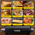 Aigostar Sandwich Maker, Non-Stick Panini Press, Breakfast Grilled Cheese Maker, Stainless Steel Tostadora de Pan
