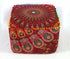 16X16X14 inches, CRAFT KALA Large Hippie Mandala Meditation Floor Ottoman Pillow Cushion Pouf Cover Square Poufs Cover
