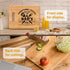 Unique Bamboo Cutting Board Gift for Dad, Best Birthday Gift, Cool Christmas, Father's Day Gift