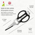 Seki Japan Left Handed Multifunctional Kitchen Scissors - Stainless Steel Blade Soft Grip Kitchen Shears