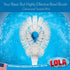 3 Pack, LOLA Toilet Bowl Brush w/Curved Head, Coated Wire, Durable Poly Bristles, Reaches Under Toilet Bowl Rim