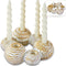 Kate Aspen 2-in-1 Gold Candle Holder Centerpiece for 6 Candles Tealight &