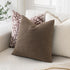 Pack 1 Decor,12x20 Inch MIULEE Textured Boucle Throw Pillow Cover Dark Brown Accent Solid Lumbar Pillow Case Decorative