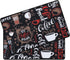 SHACOS Coffee Mat 2pcs, 12x19 Inch Absorbent Non-Slip Rubber Coffee Bar Mats for Countertop Accessories