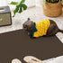 IOHOUZE 2'x3' Small Area Rug, Washable Boho Indoor Outdoor Doormat with Rubber Backing for Kitchen, Bathroom, Brown
