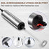 Rechargeable Milk Frother - 3 Speed Electric Coffee Foamer for Travel, Handheld Mixer for Latte, Cappuccino, Silver