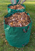 3-Pack 72 Gardzen Gallon Yard Waste Bags, Reusable Heavy Duty Collapsible Garden Leaf Bags with Plastic Ring, Stand-Up