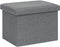 B FSOBEIIALEO Folding Storage Ottoman Cube Linen Ottomans for Living Room, Bedroom,