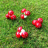 BESTOYARD 12PCS Mini Foam Mushroom Figurines for Garden Ornament, Bonsai Micro Landscape Decor, Red