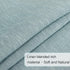 H.VERSAILTEX Sheer French Door Curtain, Light Filtering Rod Pocket Drapes, 52"x72" - Teal, Tieback Included