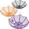 Fun Express Plastic Spider Web Halloween Candy Bowls - Set of 3 Pieces