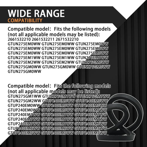 WH01X20436 Washer Drive Belt, Fits GE Dryer Replacement WH01X10615, 3280619, PS9493093
