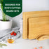 ROYAL CRAFT WOOD Cutting Board Stand, Organizer for Cutting Board Sets, Holds up to 3 Cutting Boards to 0.6 Inches Thick