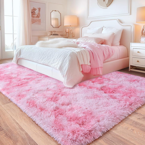 5x7 Rugs for Bedroom, Ultra Fluffy Fuzzy Shag Area Rug for Living Room, Modern Plush Soft Upgrade Non-Slip Carpet