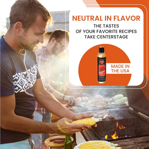 Heritage Products Cast Iron Seasoning Oil, Low-Smoke Hi Temp All-Natural Skillet Conditioner for Dutch Oven, Griddle