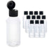 U.S. Art Supply 4 ounce Squeeze PET Plastic Bottles with Flip Cap