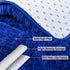 Soft Runner Rugs for Bedroom Hallways - 2x6 Royal Blue Fluffy Shag Throw Area Rug Non-Slip for Bedside Dorm Living Room