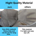 Hanging Laundry Hamper, Over the Door Laundry Bag with Hooks, 36x22 Inch Pop Grey Collector