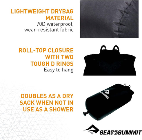 Sea to Summit Pocket Shower - Black