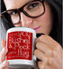 3dRose Two Tone Mug, Black, 11 oz