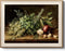 HUARCEY Vintage Herb Kitchen Wall Art Framed Canvas Print 12x16 inch, Fresh
