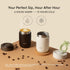 12 oz OutIn Travel Tumbler, Outdoor Insulated Coffee Tumbler with Leak-Proof Flip Lid, Stainless Steel Mug for Hot