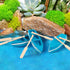 MHYGKTXRA 8 Sets Mini Rowboat Mini Resin Tiny Boat with Oars for Fairy Garden Accessories